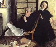 Edgar Degas Henri de Gas et sa niece Lucy Germany oil painting artist
